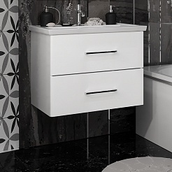 Opadiris Мебель для ванной Арабеско 70 подвесная белая – фотография-4